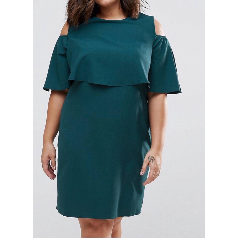 ✨2for20✨ ASOS Rage Plus Dress with Cold Shoulder